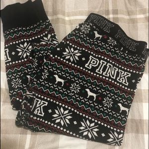 VS PINK Holiday Thermals